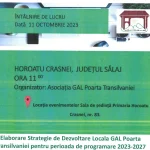 Elaborarea Strategiei de Dezvoltare Locală GAL Poarta Transilvaniei pentru perioada de programare 2023-2027